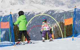 Im Skischul-Kinderland - Foto: Helmuth Rier